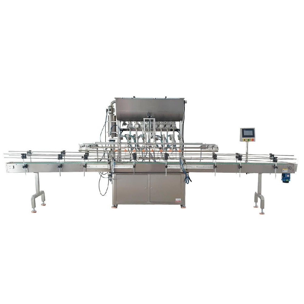 Fully automatic eight-head gear pump filling machine