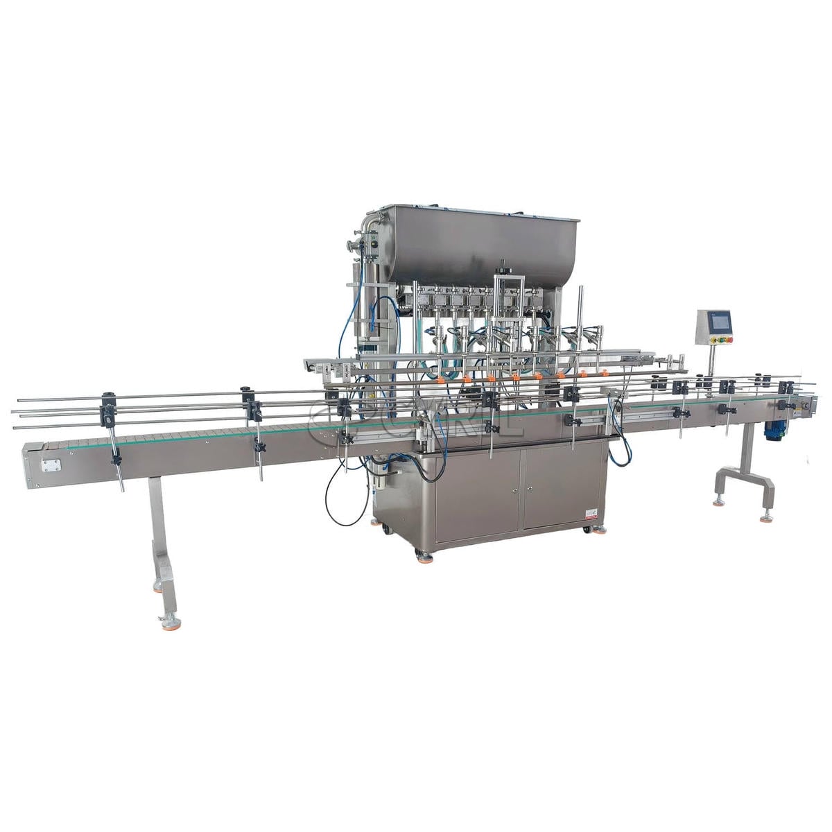 Fully automatic eight-head gear pump filling machine
