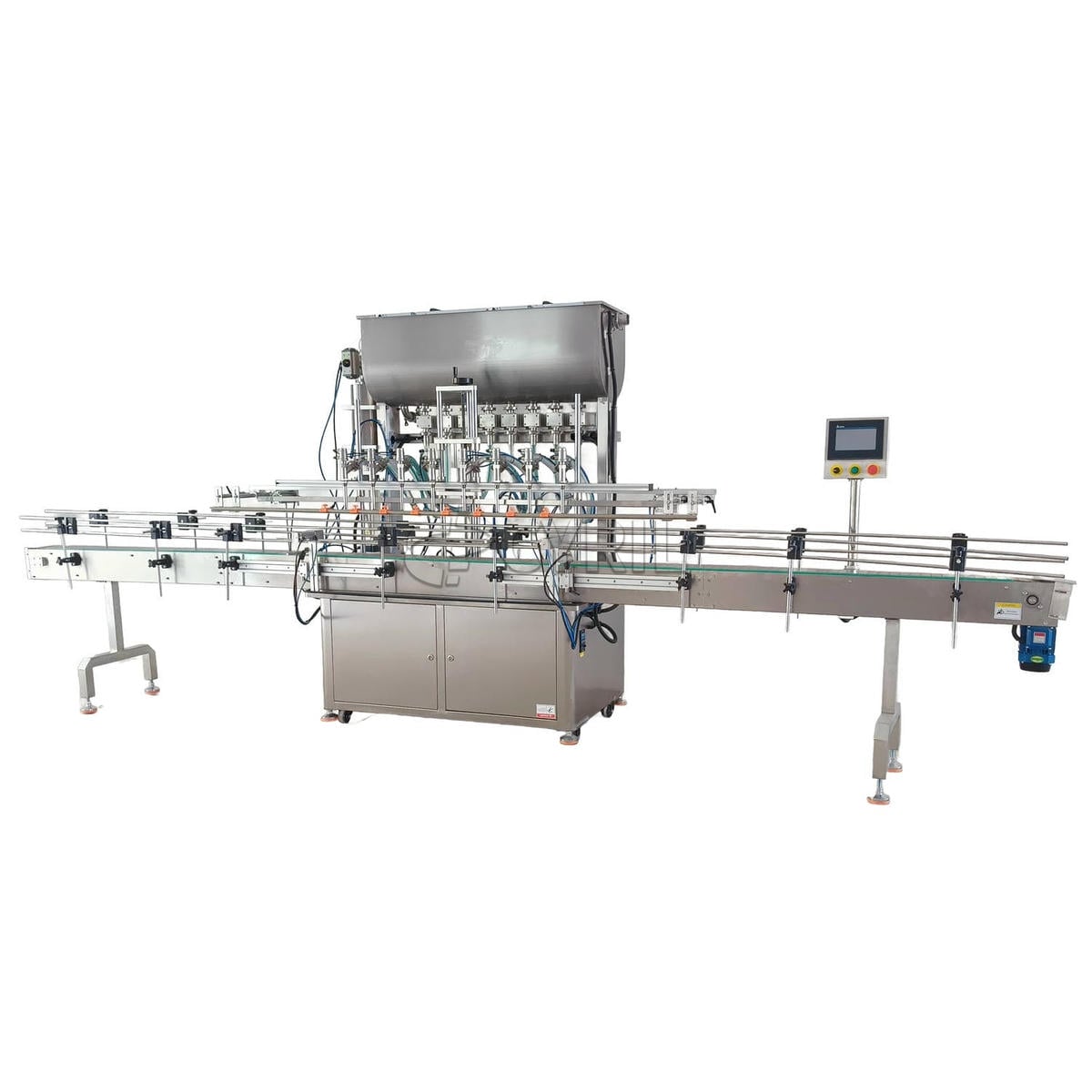 Fully automatic eight-head gear pump filling machine