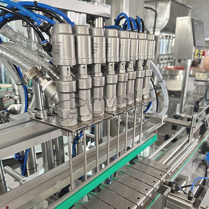 Fully automatic paste piston pump filling machine