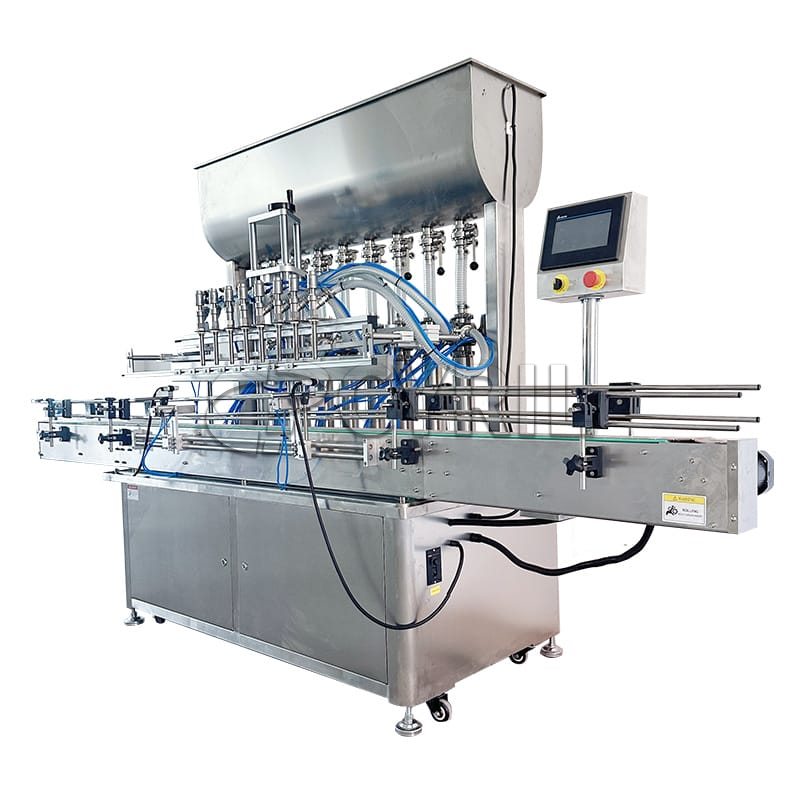 Fully automatic paste piston pump filling machine