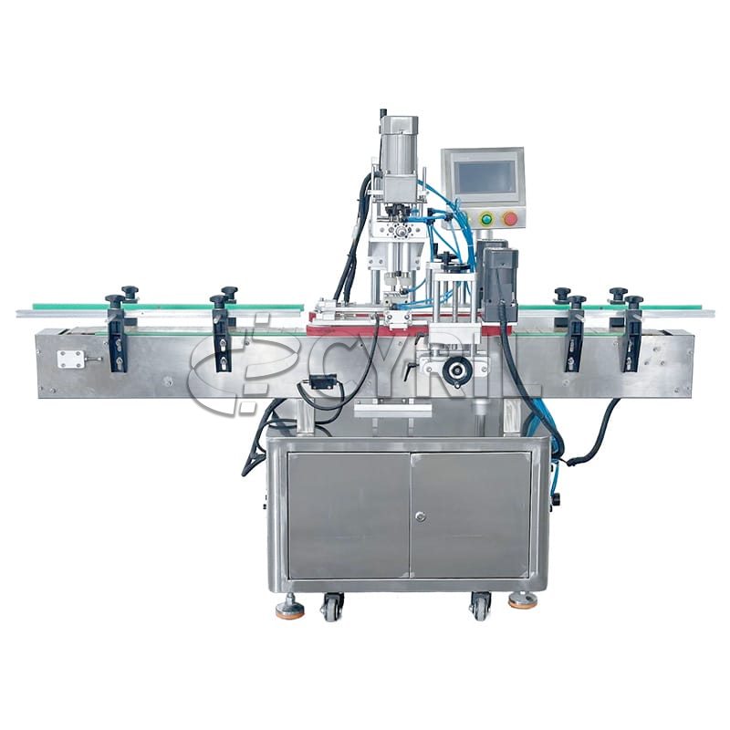 Fully automatic four-claw capping machine