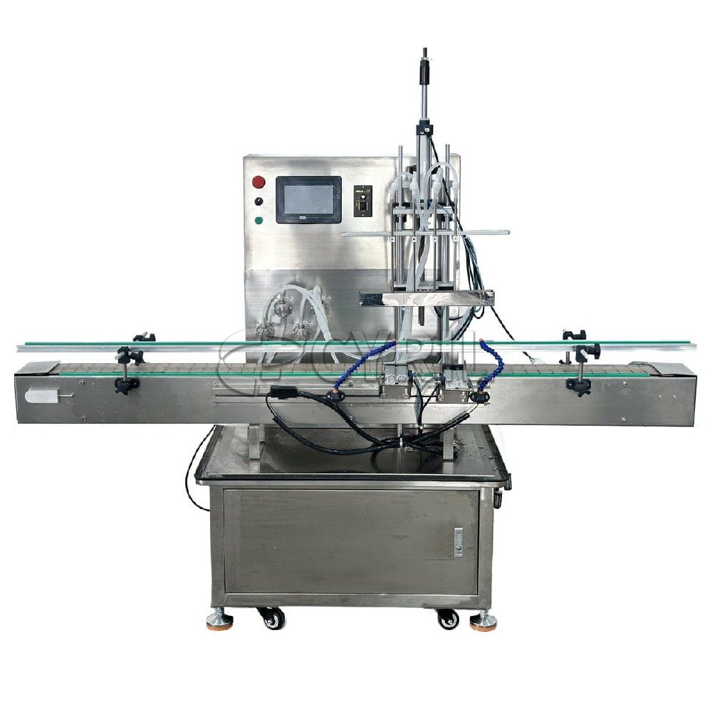 Fully automatic four-head magnetic pump filling machine