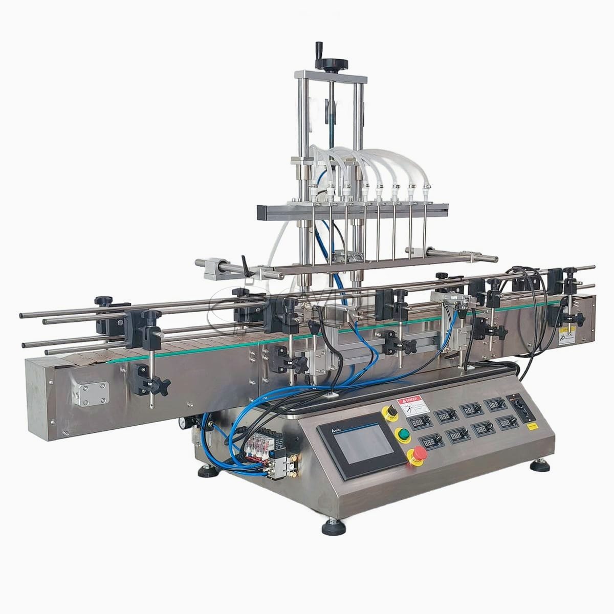 Desktop eight-head magnetic pump filling machine