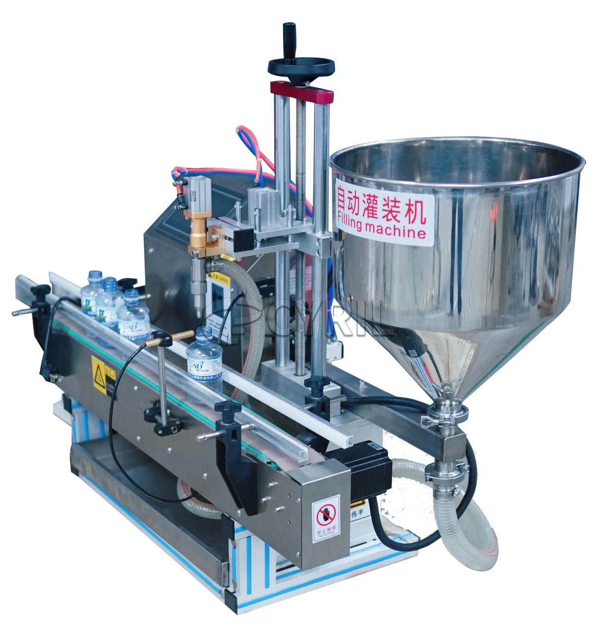 Fully automatic single-head servo gear pump filling machine