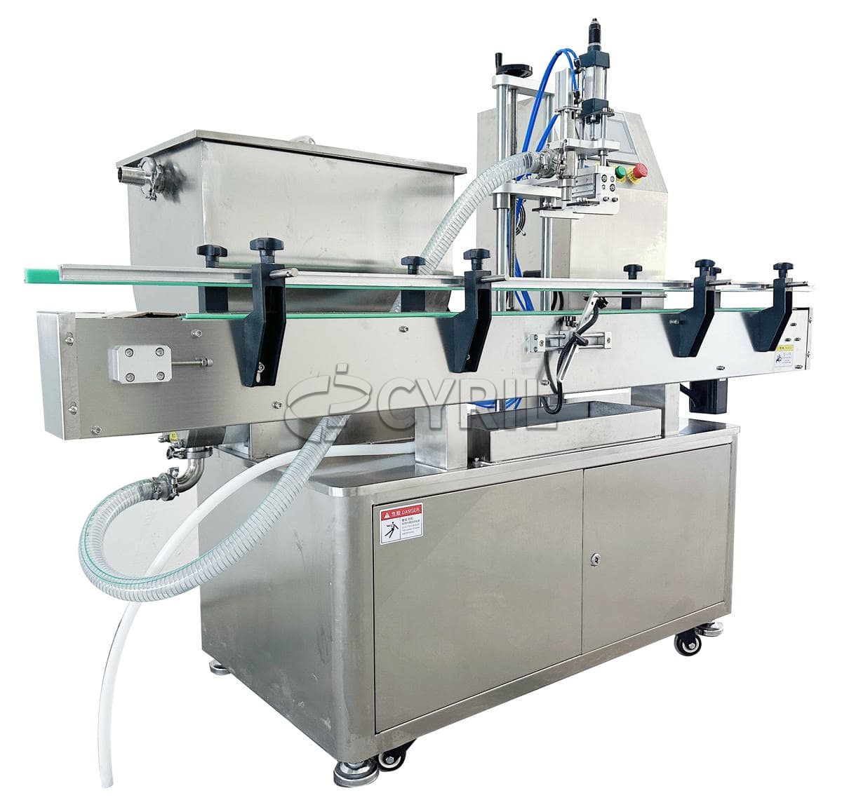 Fully automatic rotor pump filling machine