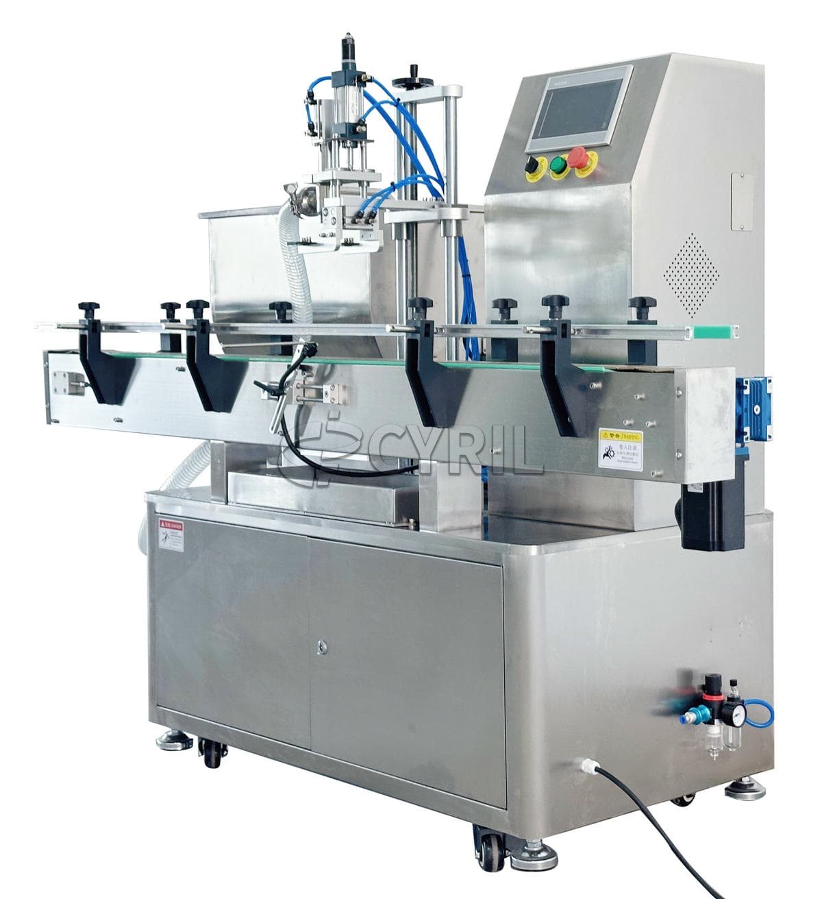 Fully automatic rotor pump filling machine