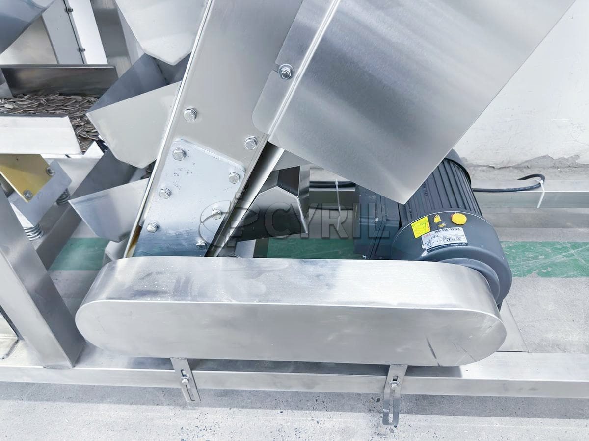 Four-head weighing granule filling machine