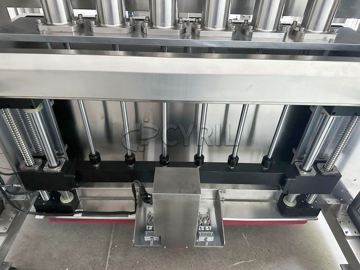 Fully automatic six-head servo paste filling machine