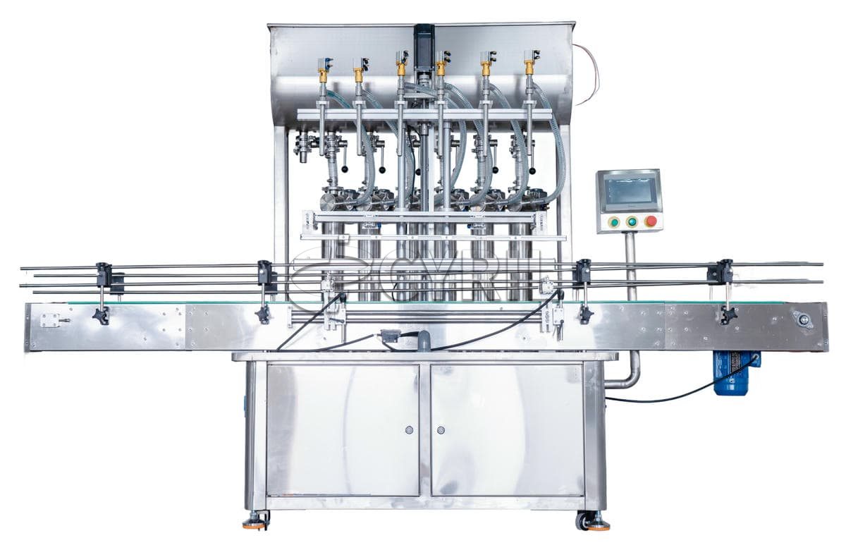 Fully automatic six-head paste filling machine