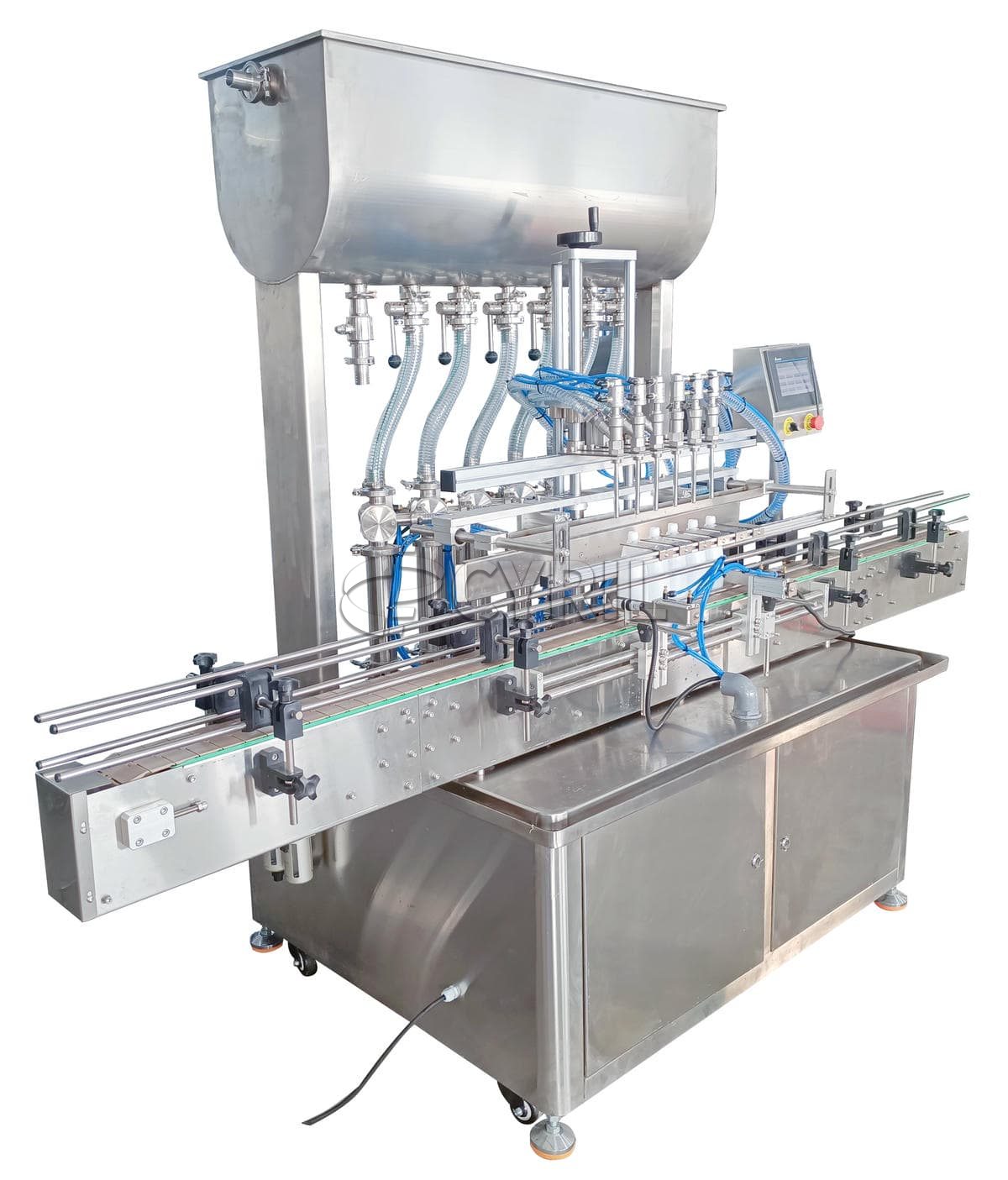 Fully automatic six-head paste filling machine