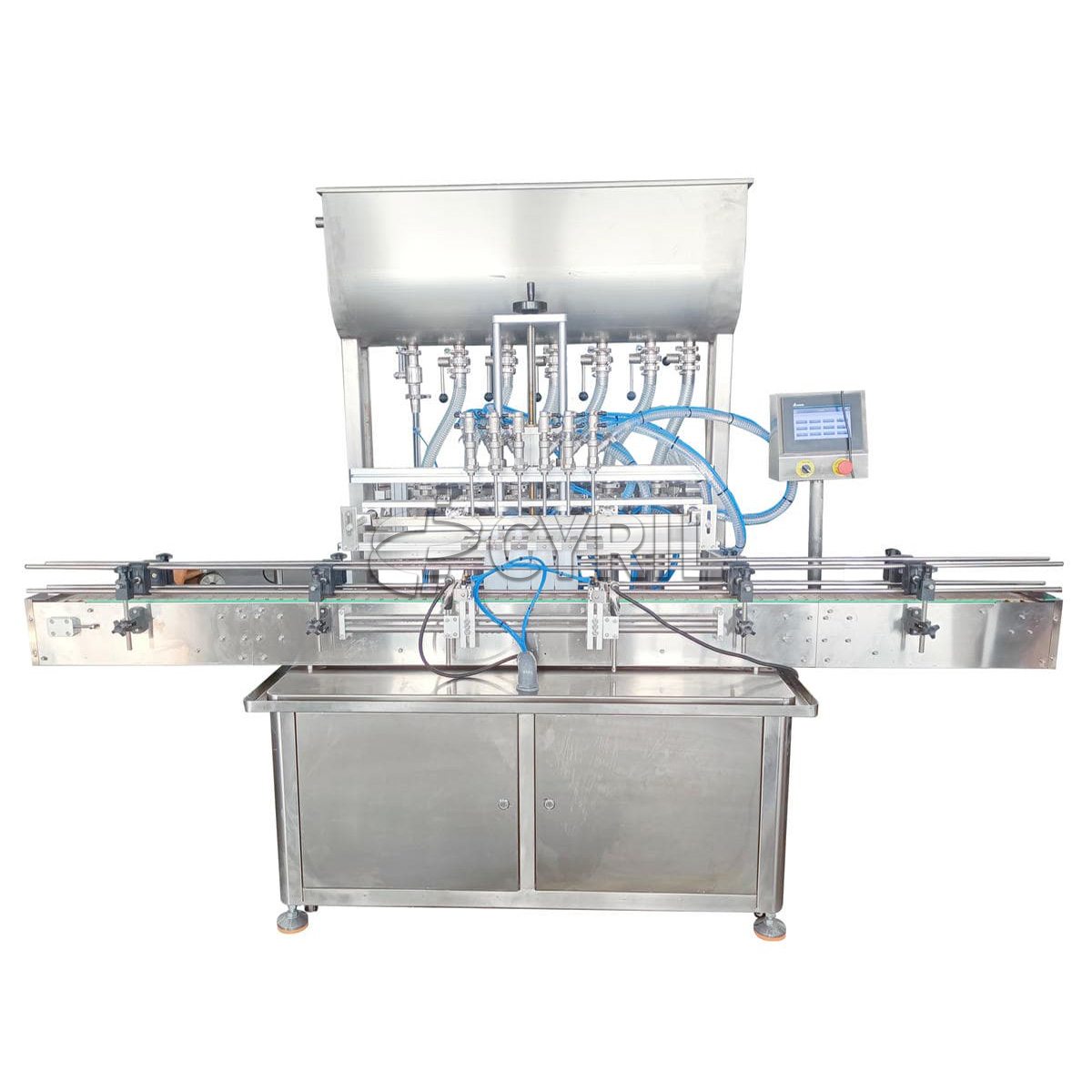 Fully automatic six-head paste filling machine