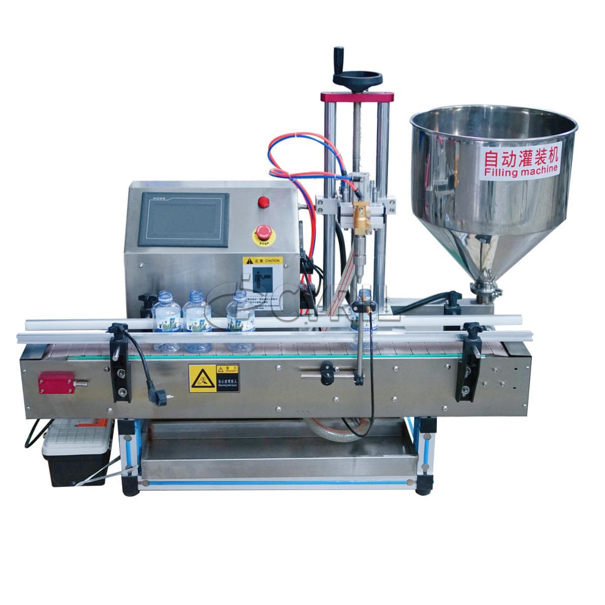 Fully automatic single-head servo gear pump filling machine