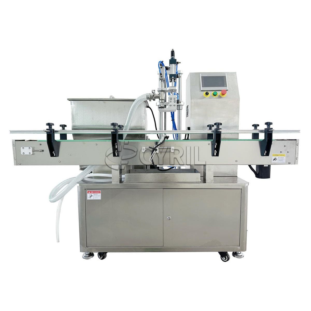 Fully automatic rotor pump filling machine