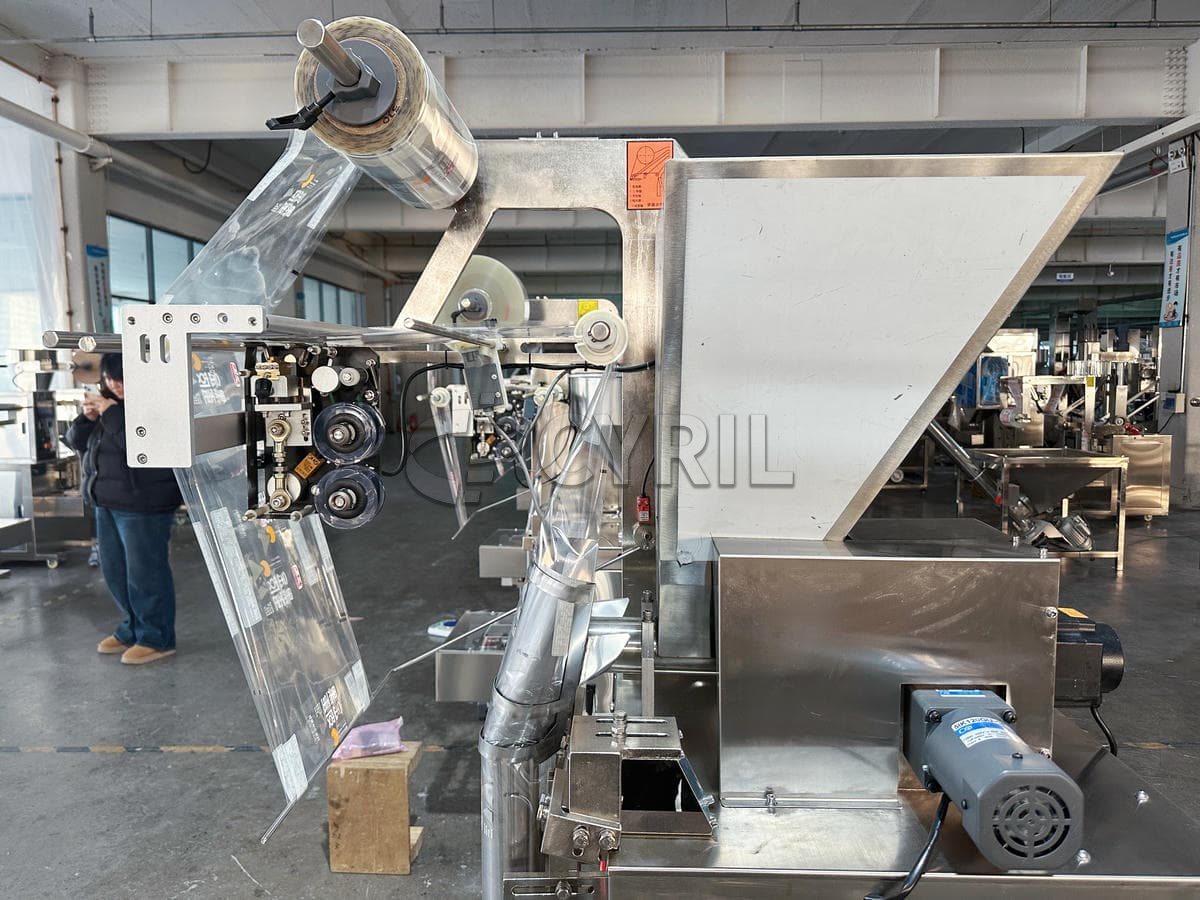 Powder packaging machine-flat push-back sealing