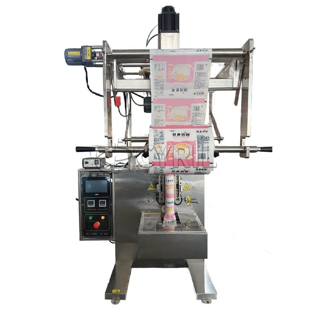 Powder packaging machine-direct push-back sealing