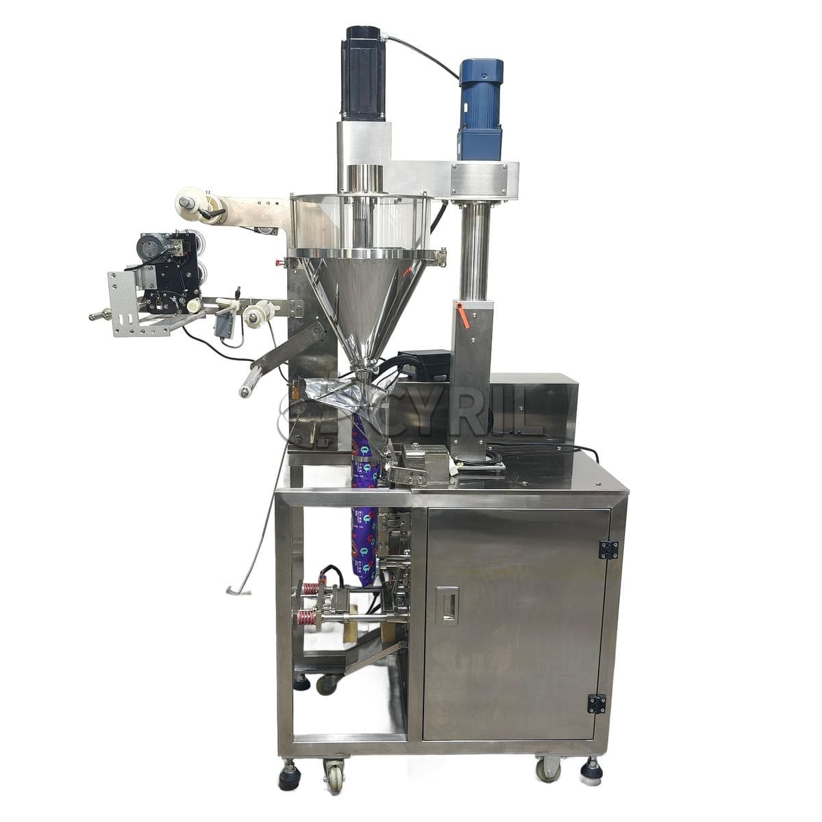 Fully automatic direct push powder packaging machine