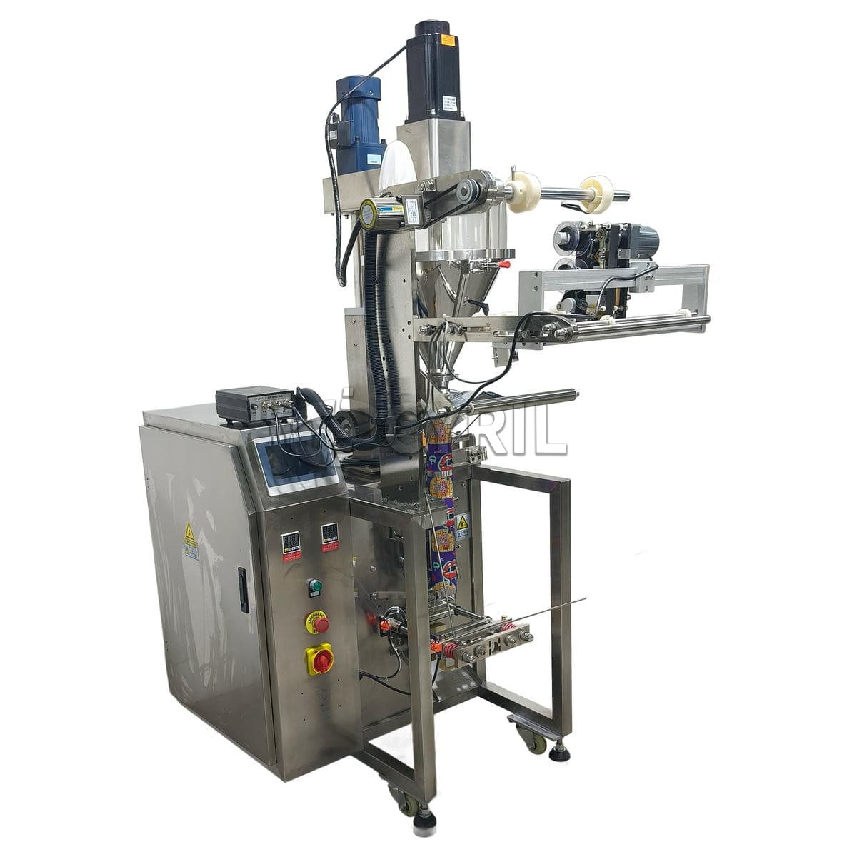 Fully automatic direct push powder packaging machine
