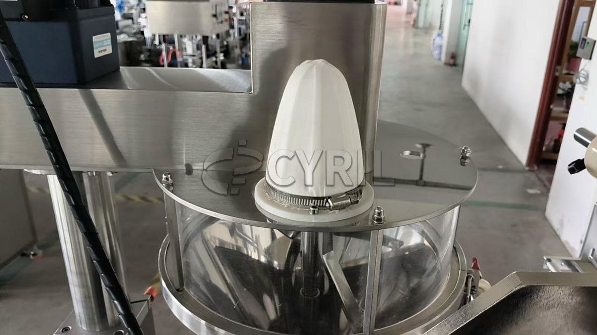 Fully automatic direct push powder packaging machine