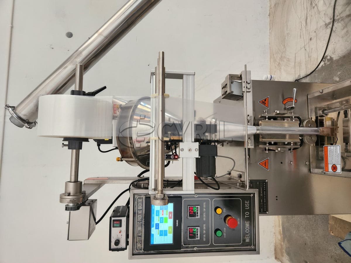 Incline push powder filling machine + round bucket lifting