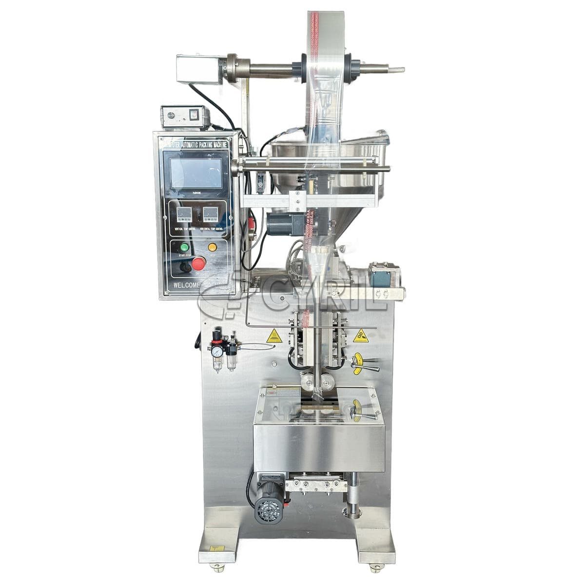 Paste packaging machine + round bucket