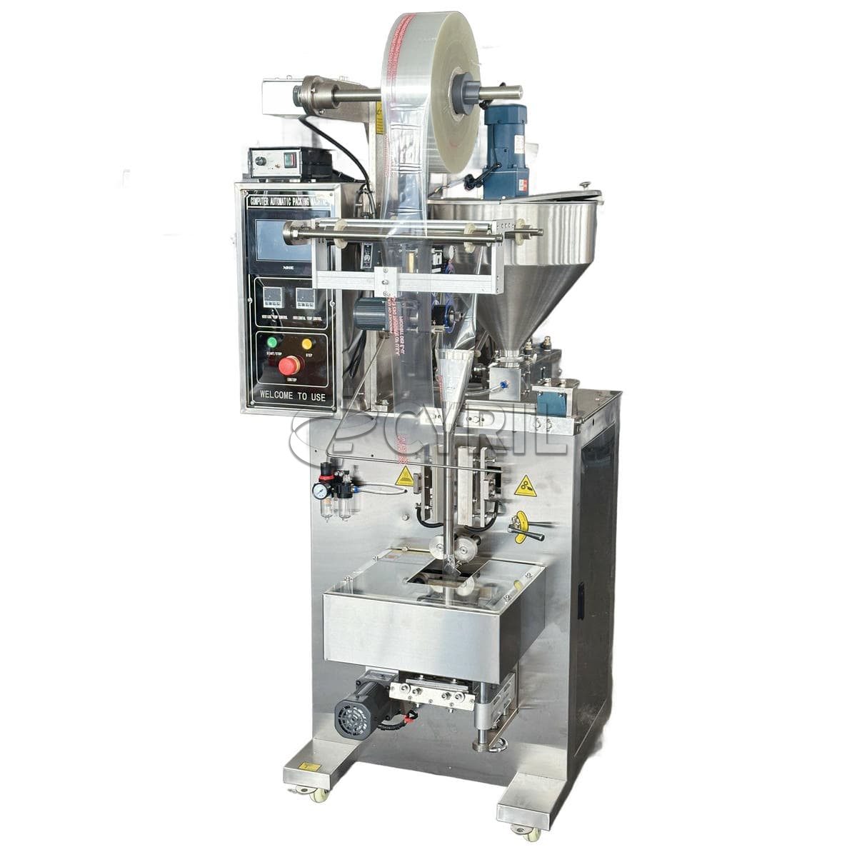 Paste packaging machine + round bucket