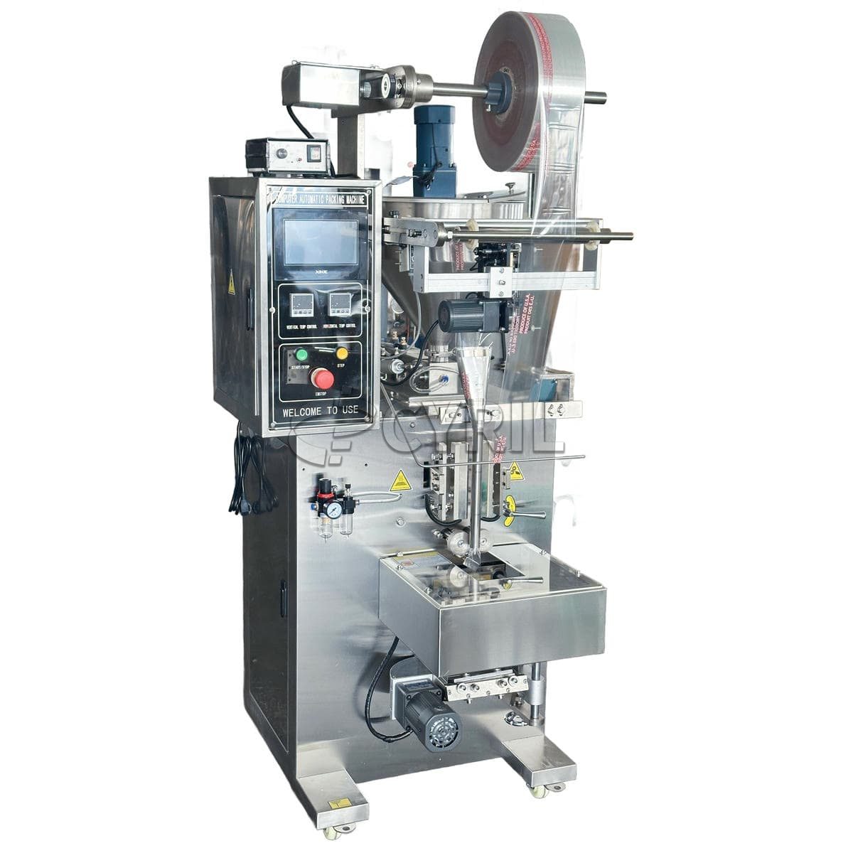 Paste packaging machine + round bucket