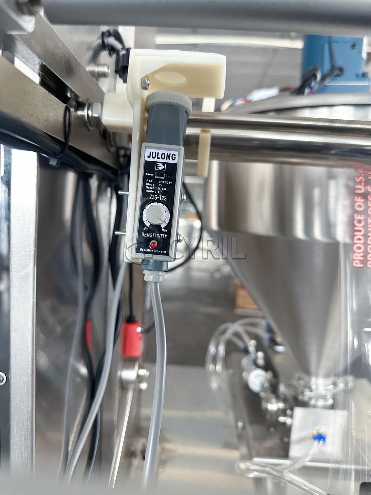 Paste packaging machine + round bucket