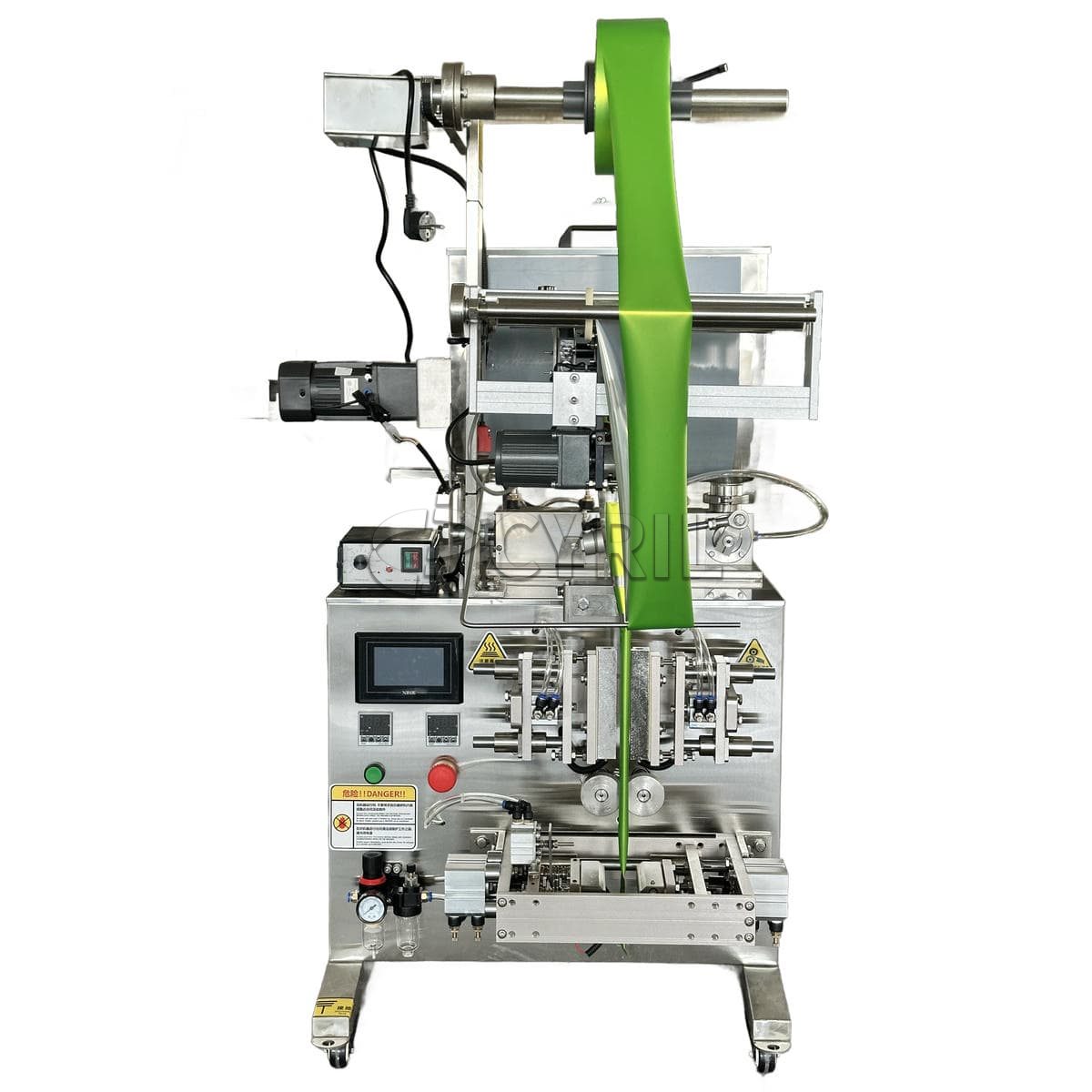 Small paste packaging machine + square bucket mixing + three-side sealing