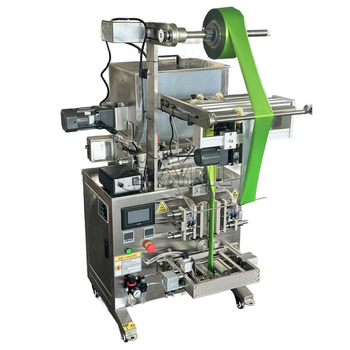 Small paste packaging machine + square bucket mixing + three-side sealing