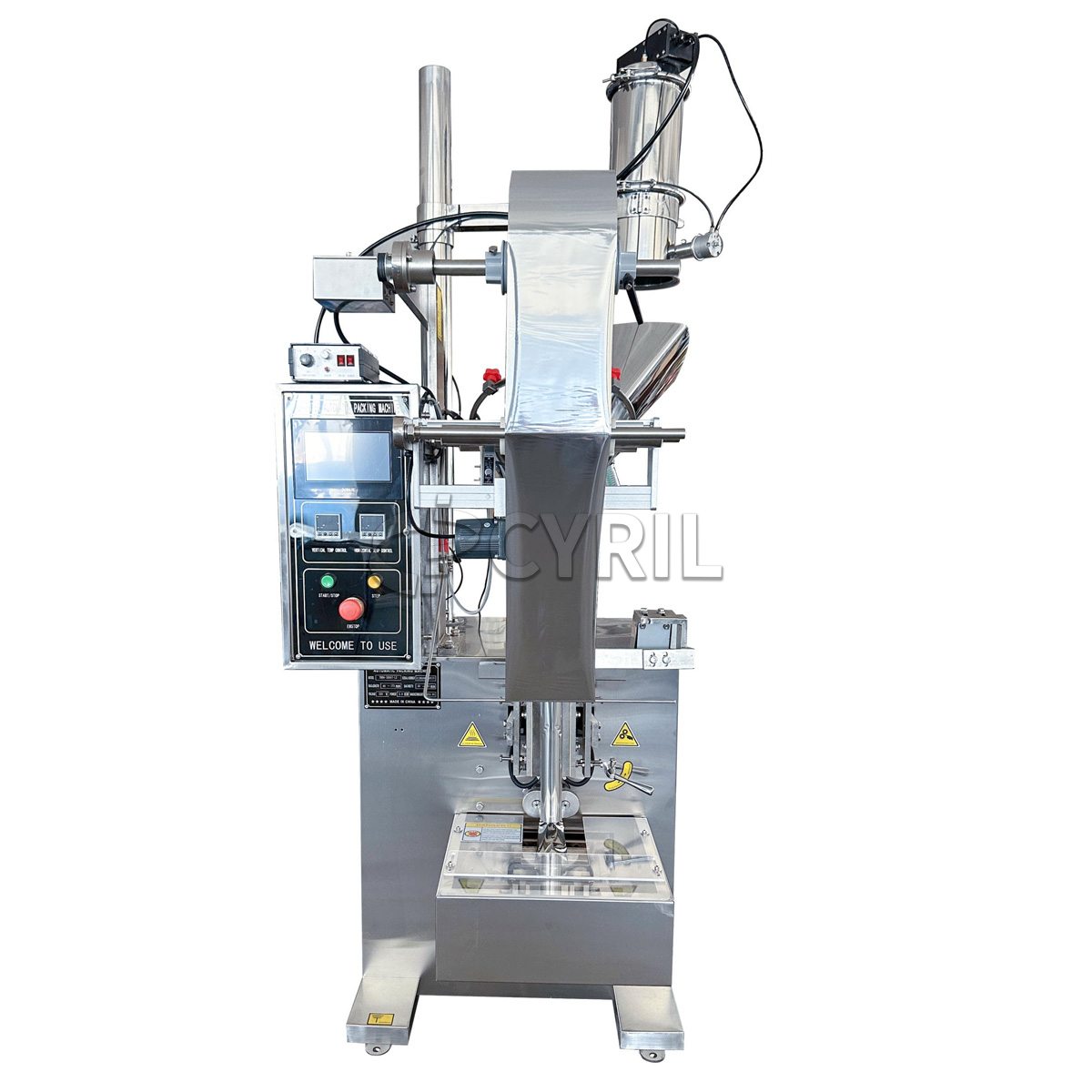 Powder packaging machine + reflective film