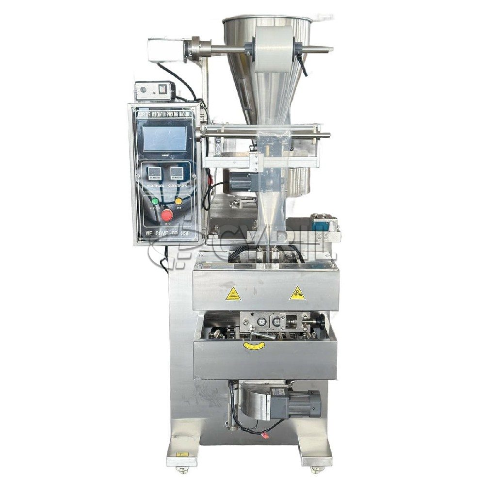 Four-edge sealing granule packaging machine