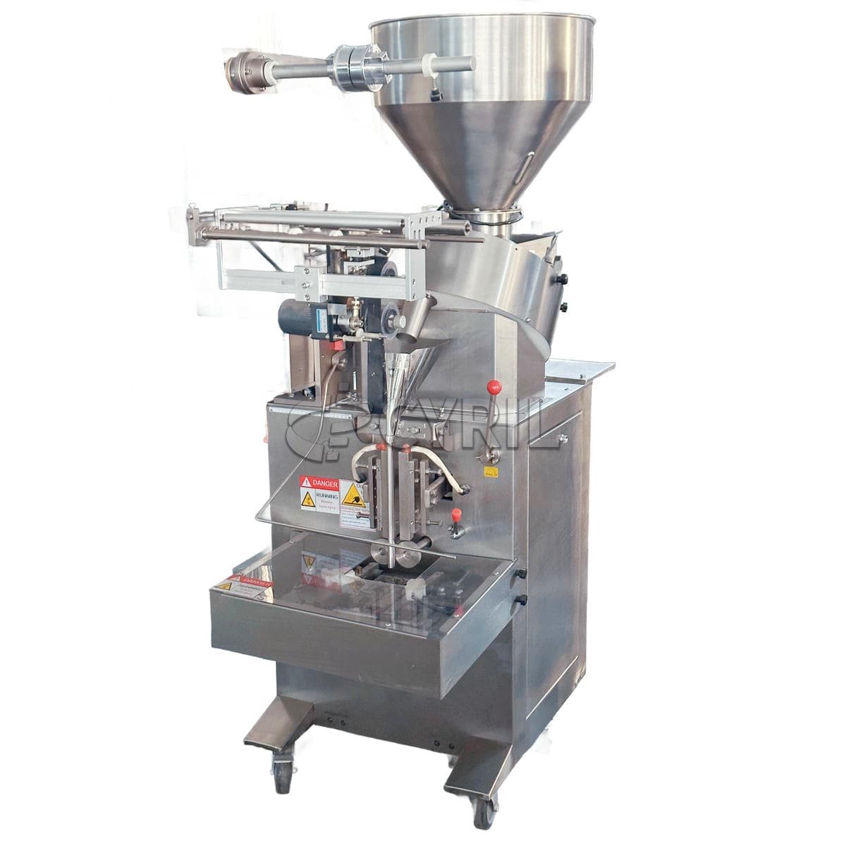Three-edge sealing granule packaging machine