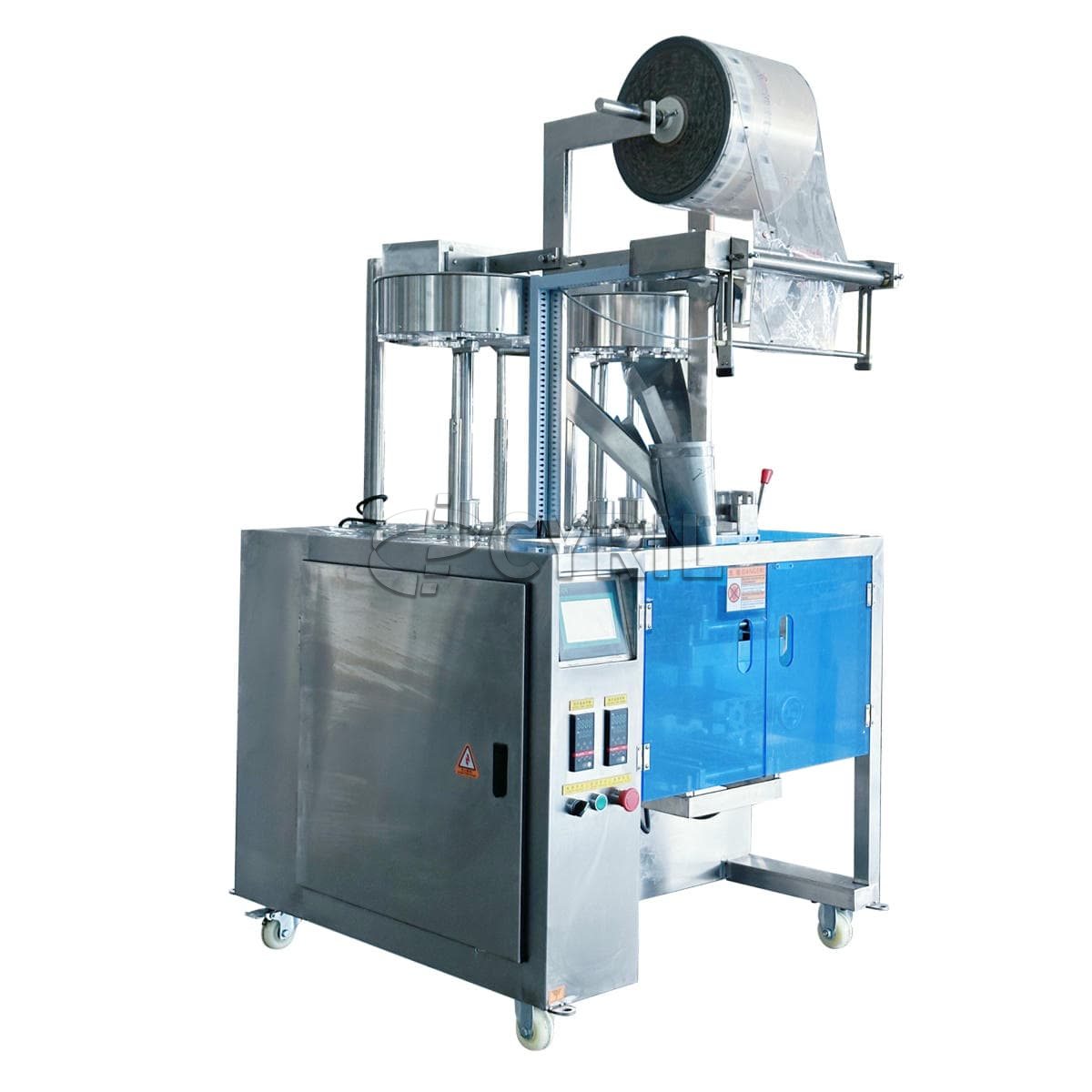 Four edge-sealing two-row carousel packaging machine