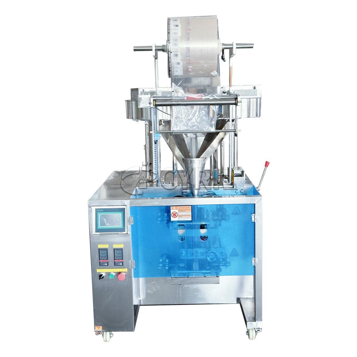Four edge-sealing two-row carousel packaging machine