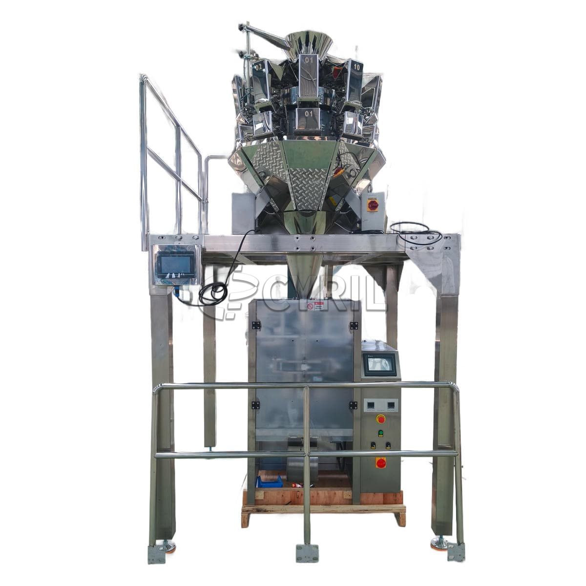 Ten-head lapel packaging machine + Z font lifting machine