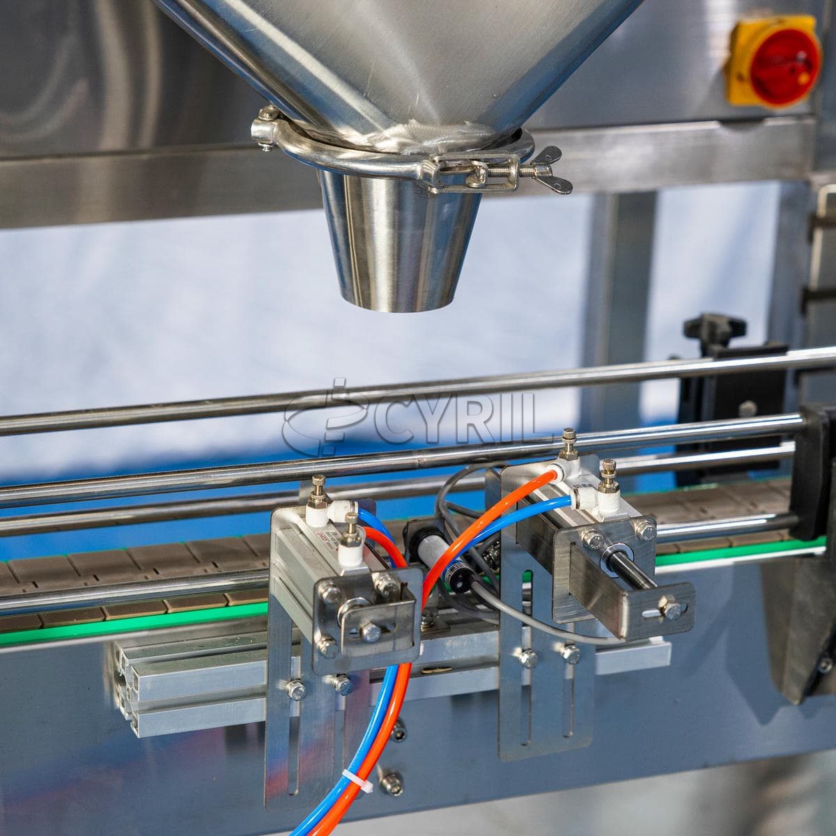 Four head weighing filling machine