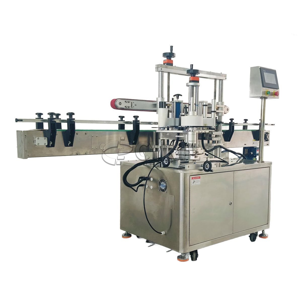 Side labeling machine
