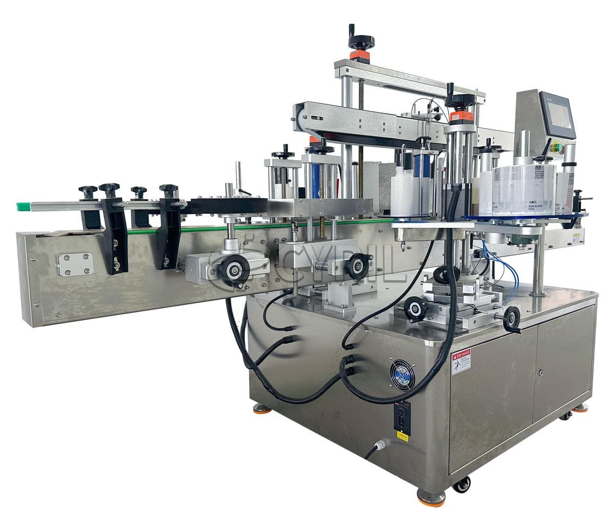 Fully automatic double side labeling machine