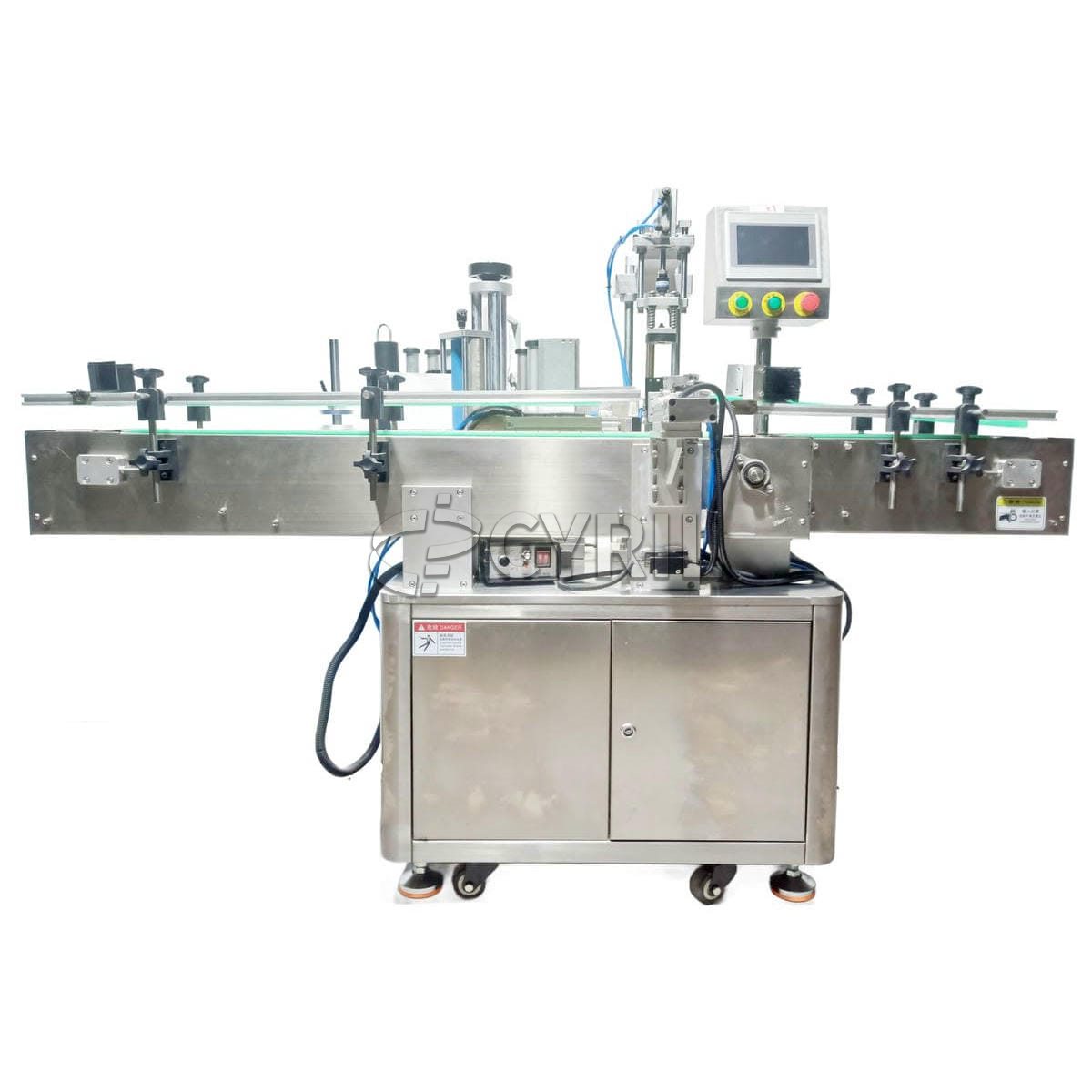 Fully automatic multi-sided bottle labeling machine
