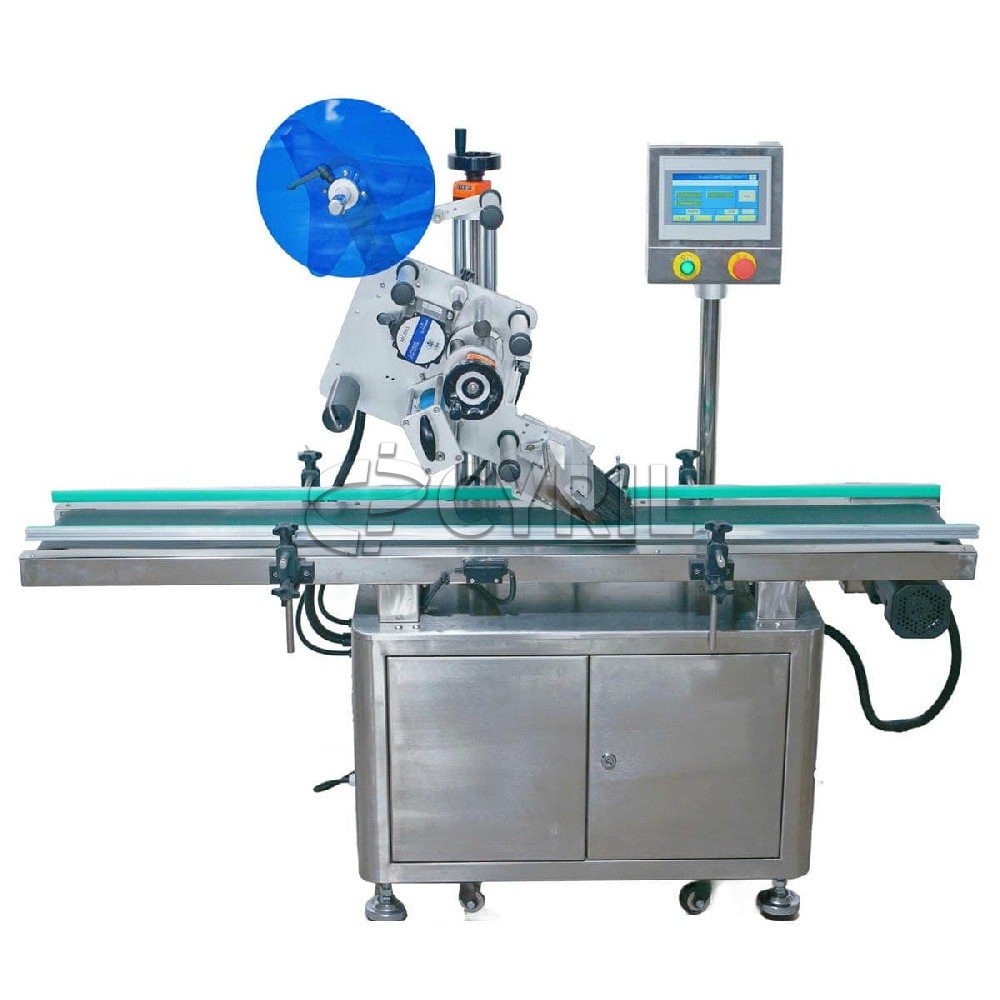 Fully automatic flat labeling machine