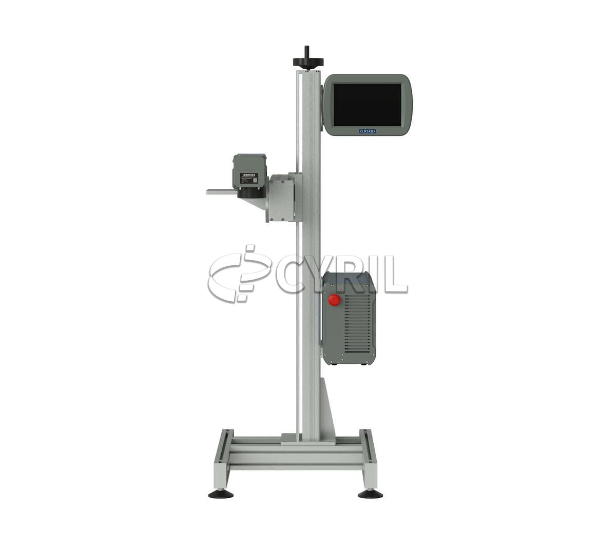 Fiber split laser coding machine