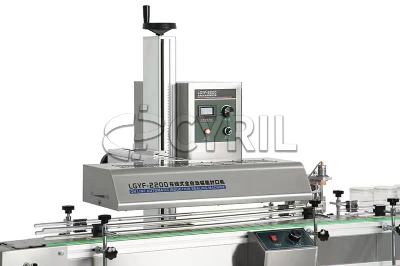 Air-cooled online aluminum foil sealing machine