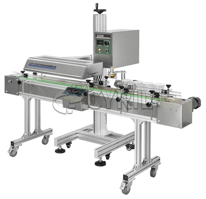 Air-cooled online aluminum foil sealing machine