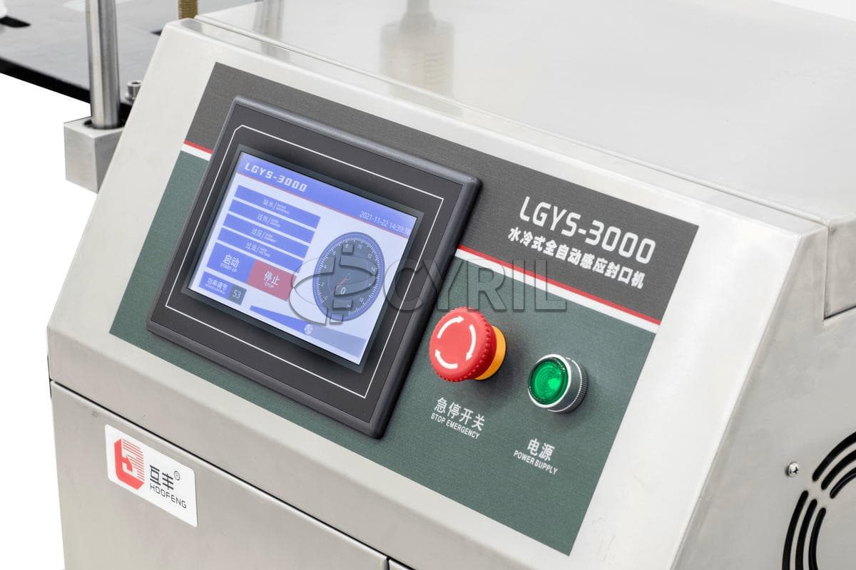 Aluminum foil button sealing machine