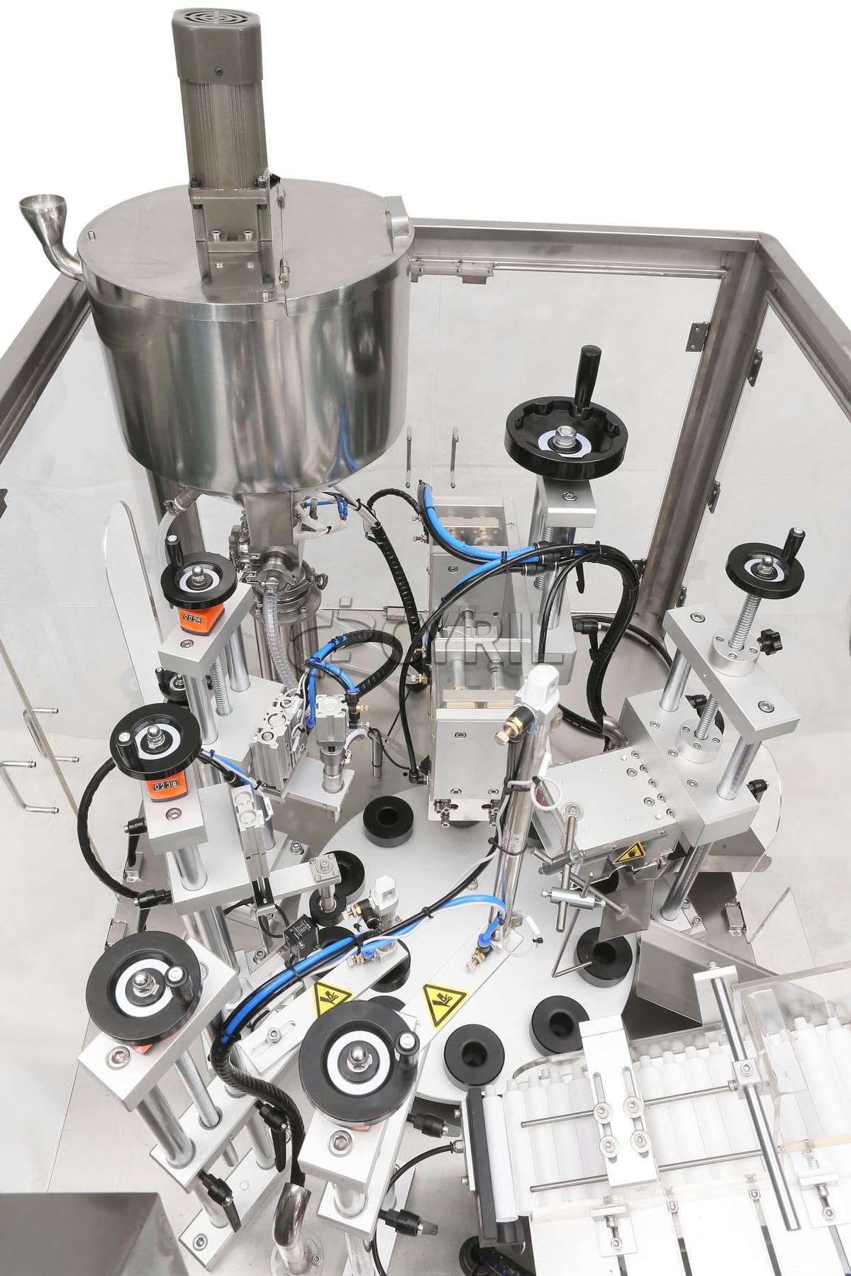 Fully automatic turntable ultrasonic hose sealing machine