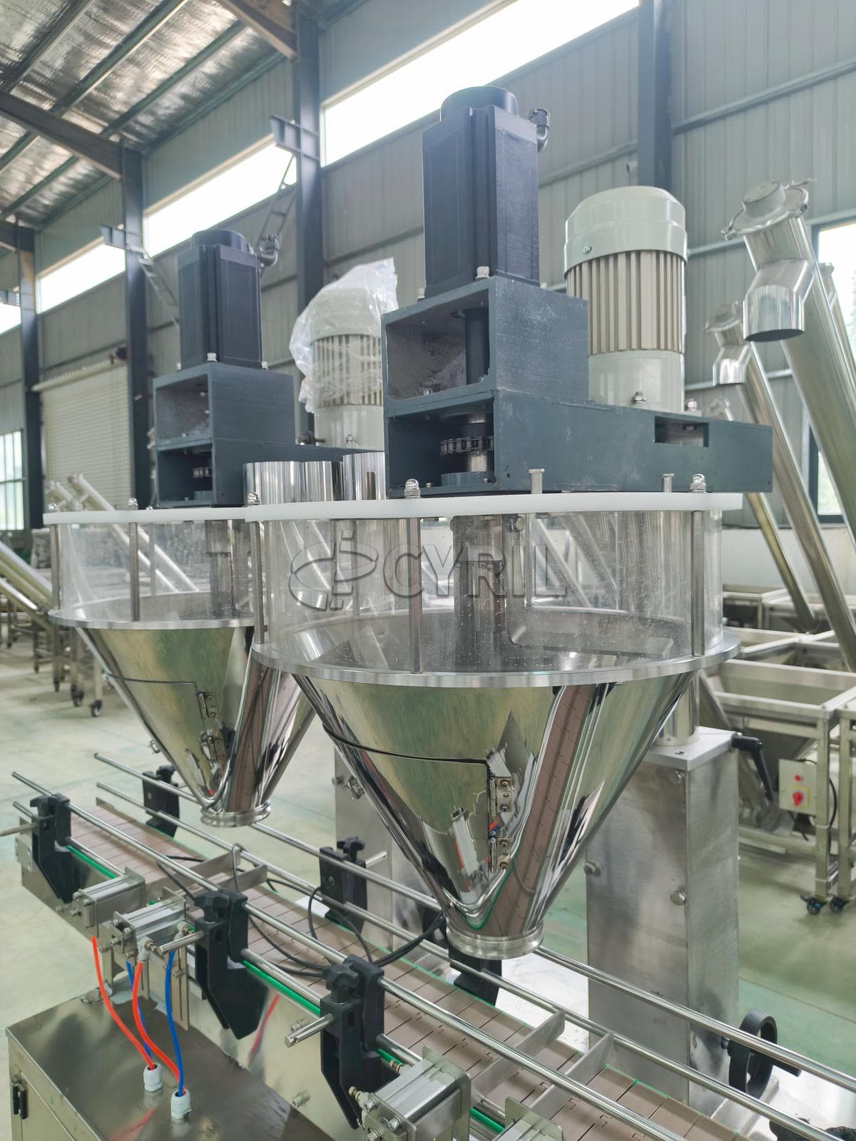 Fully automatic double-head powder filling machine