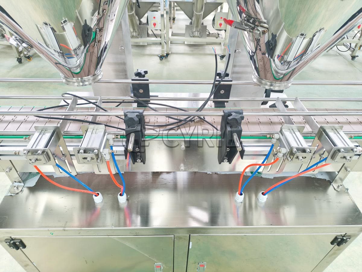 Fully automatic double-head powder filling machine