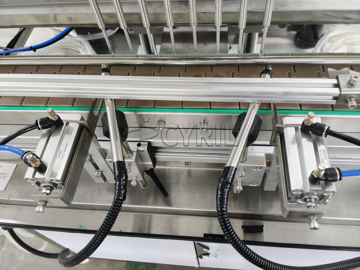 Six-head magnetic pump filling machine
