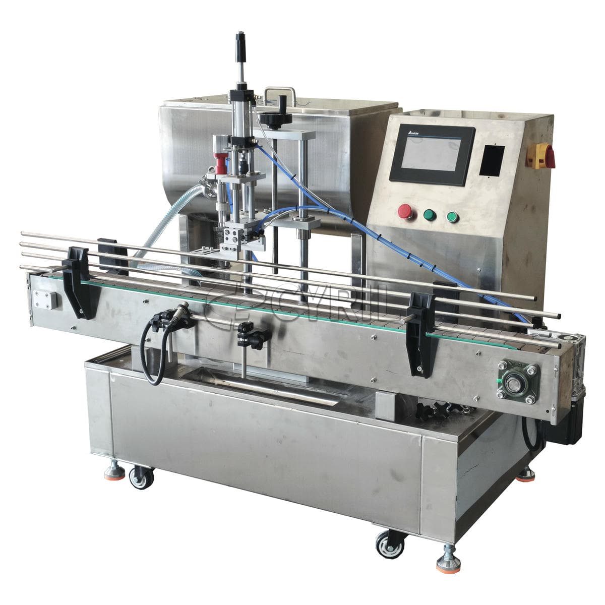 Fully automatic desktop single-head square bucket gear pump filling machine